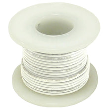 Load image into Gallery viewer, Stranded Hook Up Wire - 22 Gauge, 25 Foot Spool - White (Shade May Vary)
