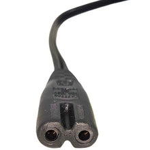 Load image into Gallery viewer, Universal 2 Prong Power Cord, 5 Feet, 18/2 Size, SPT-2 Type, Black Color
