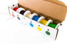 Load image into Gallery viewer, Solid 30 Gauge Kynar Insulated Wire Wrapping Wire Kit with 6 Different Color 100 Foot Spools

