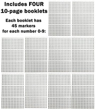 Load image into Gallery viewer, 1,800 Piece Wire Marker Labels - Includes Numbers 0 Through 9, Self-Adhesive Cloth Markers, Made in USA (WMB-0200)
