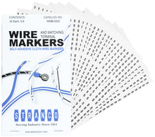 Load image into Gallery viewer, Stranco 450 Piece Wire Marker Labels - Includes Numbers 0 through 9 (WMB-0200)

