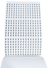 Load image into Gallery viewer, Stranco 450 Piece Wire Marker Labels - Includes Numbers 0 through 9 (WMB-0200)
