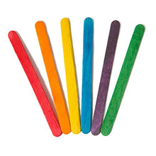 Load image into Gallery viewer, Hygloss Products Colored Craft Sticks – Vibrant Wood Popsicle Sticks – 4.5 Inches, 500 Mixed Colors
