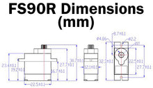 Load image into Gallery viewer, Fitec FS90R Continuous Rotation Servo, Mini Size, 9g Weight
