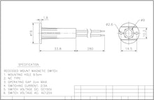 Load image into Gallery viewer, Velleman Round Reed Switch (HAA24)
