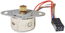 Load image into Gallery viewer, Stepper Motor Unipolar DC 5-9V, 6 Wire Leads, 7.2mm Diameter Metal Gear with 12 Teeth (MCM-1)
