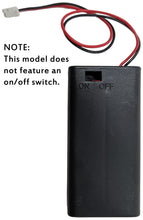 Load image into Gallery viewer, AA Battery Holder with Cover and JST Connector (Holds 2 AA Batteries)
