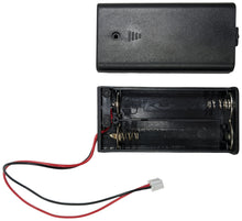 Load image into Gallery viewer, AA Battery Holder with Cover and JST Connector (Holds 2 AA Batteries)
