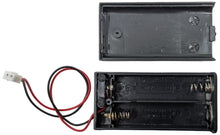 Load image into Gallery viewer, AA Battery Holder with Cover and JST Connector (Holds 2 AA Batteries)
