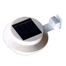 Load image into Gallery viewer, 2 Pack Outdoor LED Solar Lights with Brackets - Water Resistant, Automatic On at Night / Off at Sunrise
