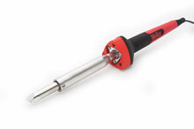 Load image into Gallery viewer, Heavy duty consumer soldering iron with the latest LED technology | 3 LEDs for superior accuracy and application illumination | Triangular handle for tip positioning and precise control | Co-molded and ribbed grip for maximum comfort and reduced slippage | Easy tip change with a variety of options
