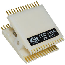 Load image into Gallery viewer, 28 Pin DIP Gold Plated IC Test Clip, 0.1" Pin Spacing, Suitable for 24 and 28 Pin ICS

