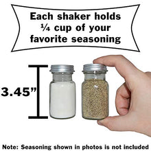 Load image into Gallery viewer, 2 Pack Farmhouse Salt and Pepper Shakers with Caddy Sets - Rustic Vintage Style - Galvanized Steel
