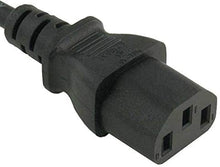 Load image into Gallery viewer, 6 Foot IEC Power Cord for PC Power Supplies, Monitors, Scanners, Printers, Pro-Audio, and other 3-Pin Devices (18 Gauge Cord with USA Plug)
