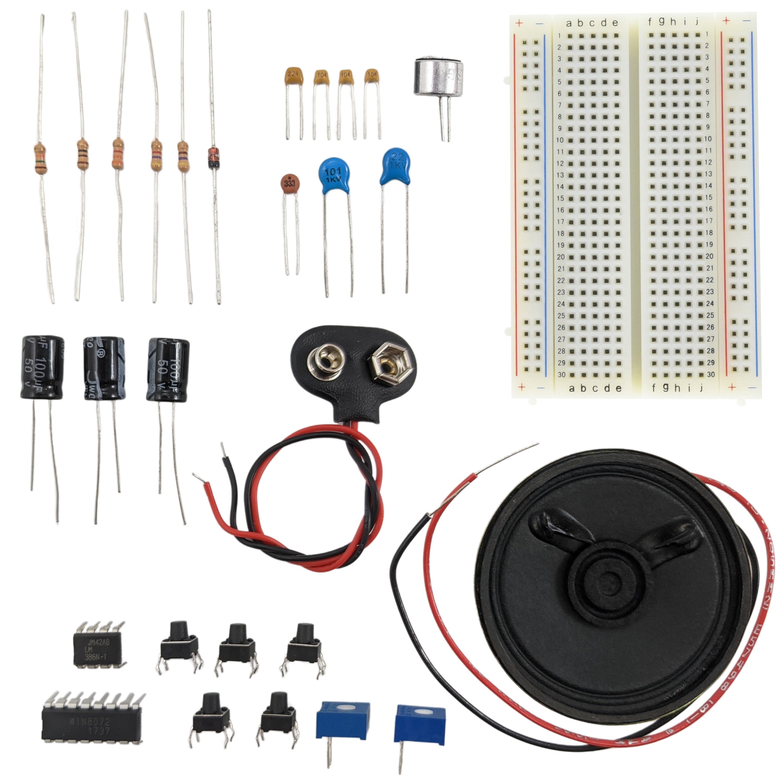 Voice Changer Electrical Engineering Kit with Circuit Diagram (No Sold ...