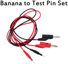 Load image into Gallery viewer, Test Leads with Pins for Solderless Breadboarding and Prototyping - Includes Test Pin to Banana, Alligator, MiniGrabber, BNC, and Dupont Jumper Cables
