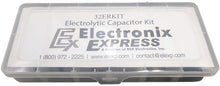 Load image into Gallery viewer, 50 Piece Electrolytic Capacitor Assortment Kit with Case, 10 Different Values, 1 μF to 2,200 μF
