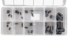 Load image into Gallery viewer, 50 Piece Electrolytic Capacitor Assortment Kit with Case, 10 Different Values, 1 μF to 2,200 μF
