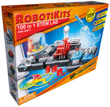 Load image into Gallery viewer, OWI RobotiKits 100-in-1 STEM Lab Science Kit OWI-38917
