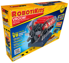 Load image into Gallery viewer, OWI Inc Robotics Vroom! Stem V8 Model Combustion Engine, DIY Educational STEM Birthday Kits Ages 12 and Up
