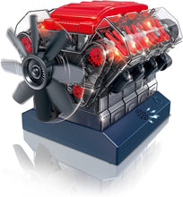 Load image into Gallery viewer, OWI Inc Robotics Vroom! Stem V8 Model Combustion Engine, DIY Educational STEM Birthday Kits Ages 12 and Up
