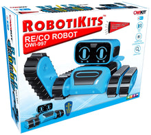 Load image into Gallery viewer, OWI Inc RE/CO 106 Piece Build Your Own Wireless Remote-Controlled Robot Kit | Tank-Like Tracks Allow Off-Road Fun Ride Over Multiple Terrains
