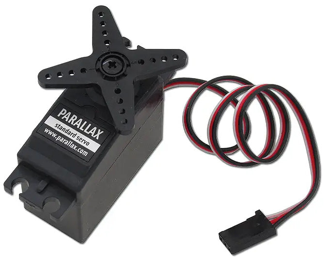 Parallax 900-00005 Standard Servo Motor, 180° Range of Motion, 38oz-in Torque at 6 VDC