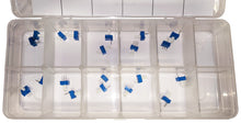 Load image into Gallery viewer, Cermet Potentiometer Kit with Storage Case - 10 Different Values 500 to 1M ohms
