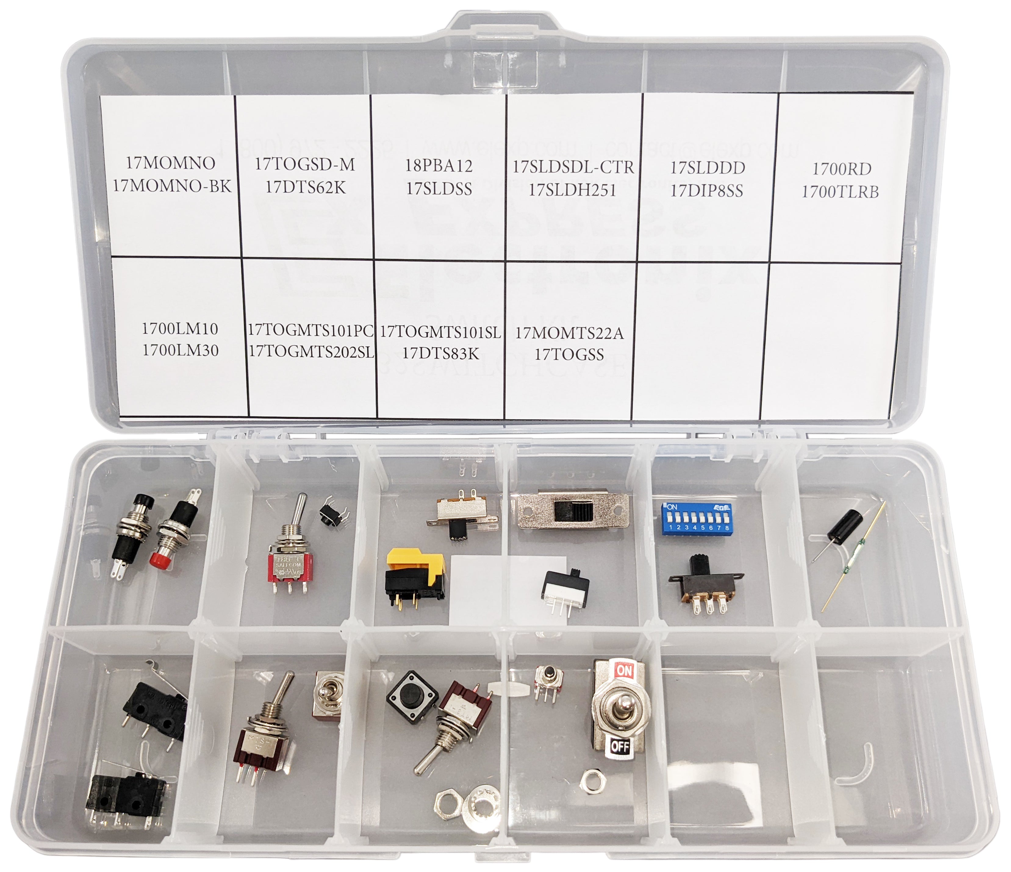 20 Piece Electrical Switch Assortment with Storage Case – SciencePurchase