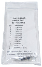 Load image into Gallery viewer, 45 Piece Transistor Assortment - Bipolar (NPN, PNP) and JFET, Signal, RF, Power Types in Various Packages
