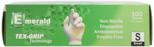 Load image into Gallery viewer, Emerald Powder-Free Latex Medical Grade Gloves Box of 100 (Small)
