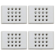 Load image into Gallery viewer, 4 Pack of Quad Contact Point Blocks - Measures .5&quot; x .37&quot;, Tie Points: 16
