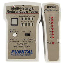 Load image into Gallery viewer, Remote Telephone and Data Line Tester for RJ11, RJ45, and Coax Cable with BNC
