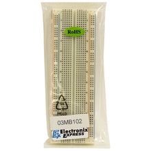 Load image into Gallery viewer, Premium 830 Tie Point Solderless Breadboard, 830 Tie Points, 6.5" x 2.1"
