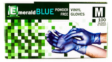 Load image into Gallery viewer, Powder-Free Vinyl | Latex-Free | Beaded Cuff | Box of 100 | 
