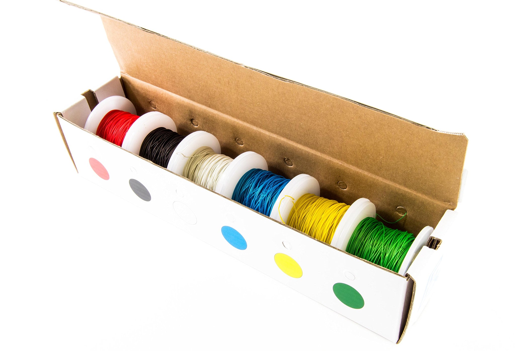 Solid 30 Gauge Kynar Insulated Wire Wrapping Wire Kit with 6 Different ...