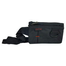 Load image into Gallery viewer, Stealth Polyester Waist Bag with 4 Separate Sections - Unisex Black Fanny Pack

