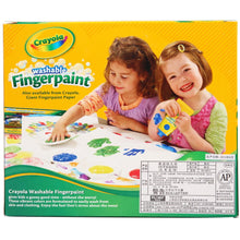 Load image into Gallery viewer, Crayola Washable Finger Paints, 4-Count ( 4 ounce tubes ), Red, Blue, Yellow and Green
