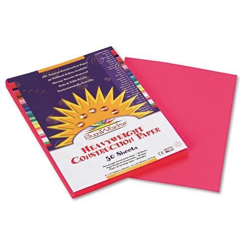 Sold as 50/PK. | Brightly-colored, high-strength, heavyweight construction paper with long, strong fibers that cut clean and fold evenly without cracking. All purpose, high bulk, smooth textured. | Made with a chemical-free pulping process to help ensure a cleaner environment.