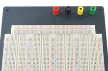 Load image into Gallery viewer, Solderless Breadboard MB118 10.2&quot; x 9.4&quot; 3,220 tie points, 4 Binding Posts, Steel Plate Backing
