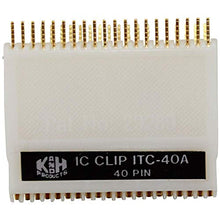 Load image into Gallery viewer, 40 Pin Gold Plated IC Test Clip, 0.1&quot; Pin Spacing
