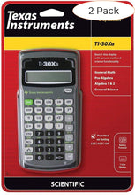 Load image into Gallery viewer, Adds, subtracts, multiplies, and divides fractions entered in traditional numerator/denominator format | Performs trigonometric functions, logarithms, roots, powers, reciprocals, and factorials. Polar/rectangular conversions | Battery powered; slide case included | 1-variable statistics include results for mean and standard deviation | 
