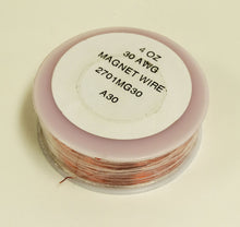 Load image into Gallery viewer, 775 Foot 30 Gauge Copper Magnet Wire with Enamel Insulation (1/4 Pound)
