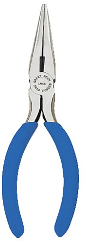 For Precision Work in Tight Spaces | Constructed with Drop Forged Steel for Strength and Durability | Built-in Wire Cutter Features Fully-Honed Edges | Heavy Duty Double-Dipped Synthetic Grip Handles Minimize Slippage and Reduce User Fatigue | Chrome Plated to Resist Rust
