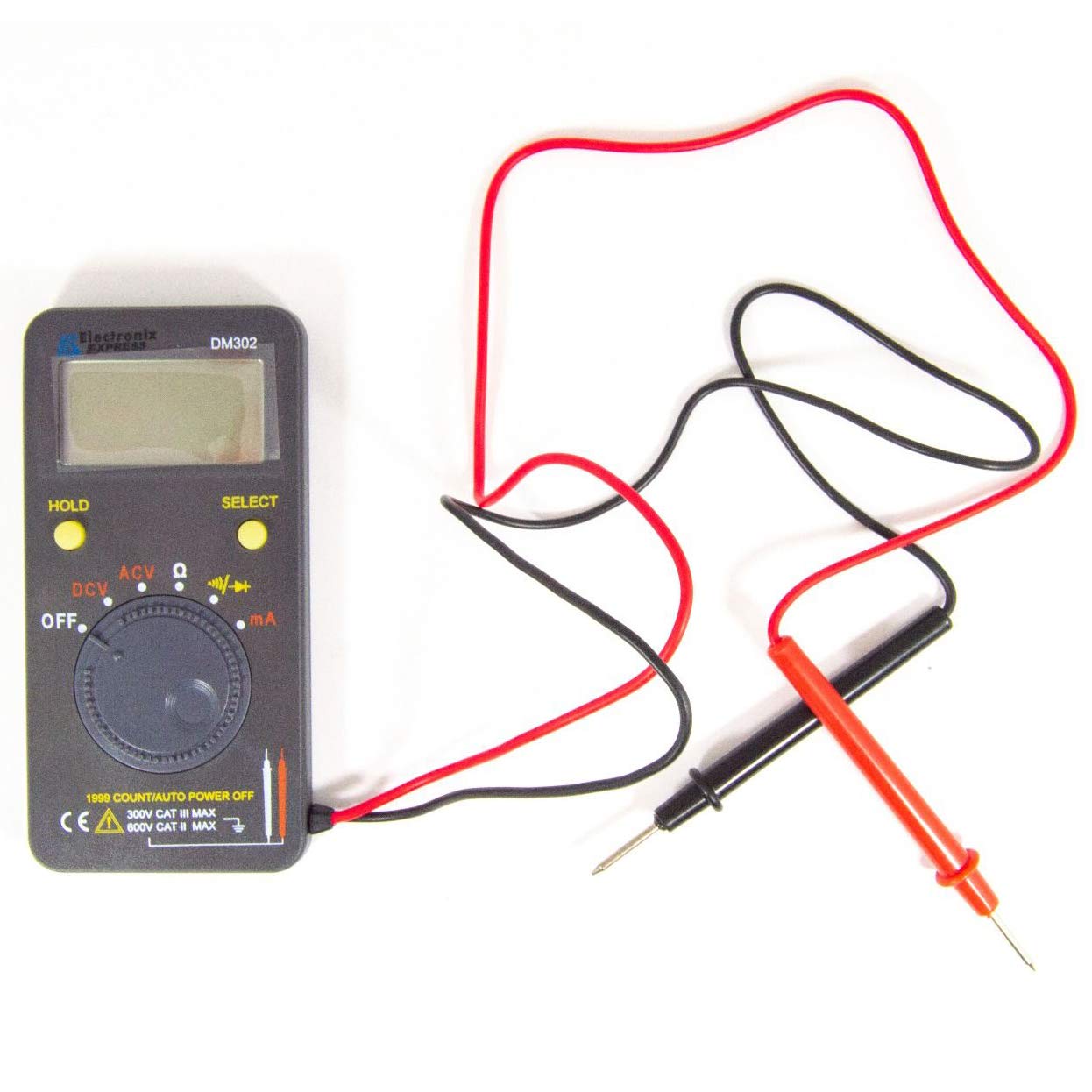 Science Multimeter Super Slim Pocket Size Auto Range Digital Multimeter AC/DC Voltage Cap ...