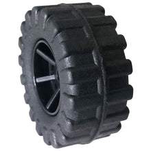 Load image into Gallery viewer, 36mm Black Wheels with Tires for R/C Remote Control Vehicles, Robotics, or Models
