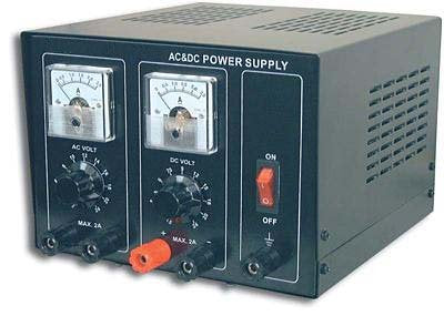 AC/DC Power Supply, 4 Amp, DC (Regulated) 1.5 to 24V in 11 Steps, AC 2 ...
