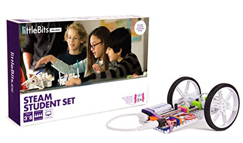 The easy-to-use electronic building blocks snap together with magnets empowering kids to create inventions, large and small | Each color-coded Bit has a specific function (e.g. lights, sensors, motors, inputs, and outputs) and is reusable for infinite number of inventions | Comes with 19 BITS Including power, light sensor, temperature sensor, motors, buzzer, LED, button, fan, number, dimmer, pulse, and more; 40 Accessories including wheels, mounting boards, mechanical arms, screws, battery, magn