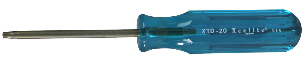 Round blade screwdriver for driving Torx screws with consistent torque to avoid overtightening | Blade is chromium vanadium steel for strength, durability, and corrosion resistance | Round blade helps prevent stripping damage to the screw threads