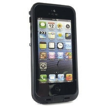 Load image into Gallery viewer, Waterproof Shockproof iPhone 5 Case - Black
